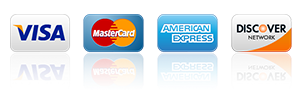 Visa, Mastercard, Amex, Discover